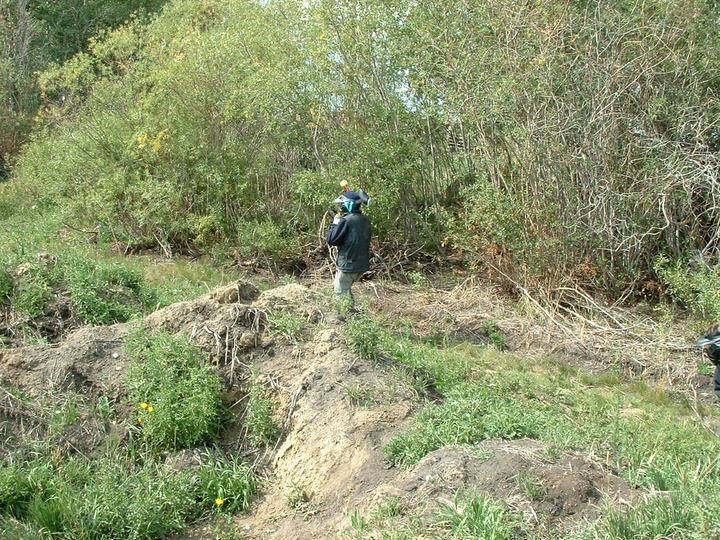Holding a lane at the top of a hill